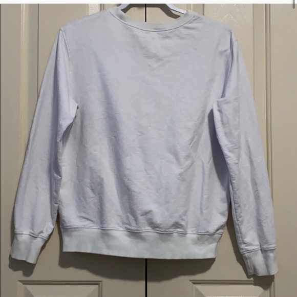 White Sweatshirt in medium - Picture 4 of 5